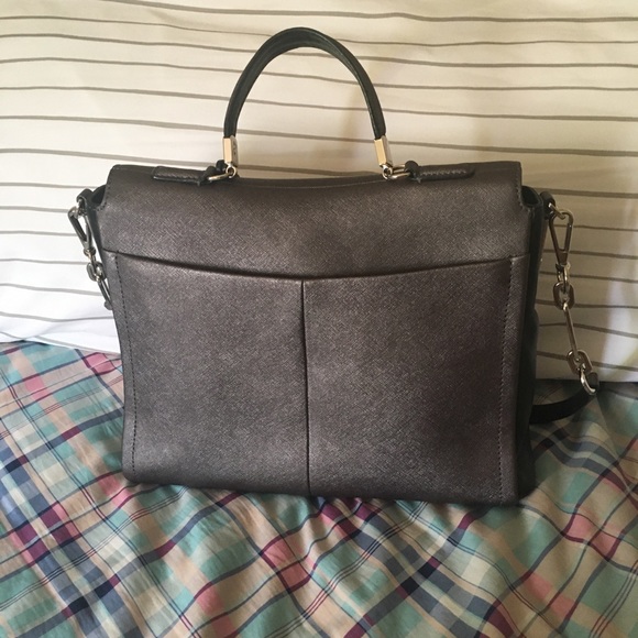 Coach Madison Saffiano Leather Flap Satchel 25167 - Picture 2 of 10